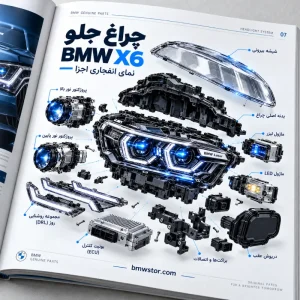 عکس چراغ جلو بی ام و x6
