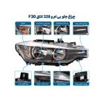 چراغ جلو بی ام و 328 اتاق f30
