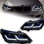چراغ جلو e60 طرح لیزر لایت مناسب برای سری 5 از سال 2005 الی 2008
