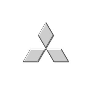 آرم جلو پنجره میتسوبیشی ASX